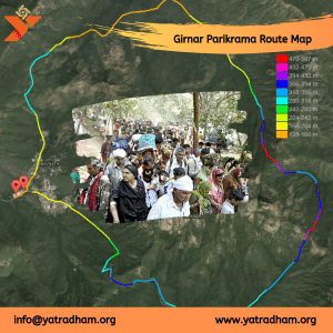 Girnar Parikrama Route Map