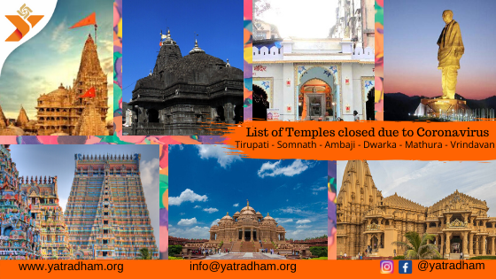 Temple closeing and opening dates