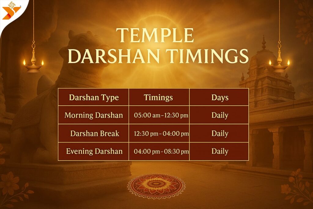 Lepakshi Temple Darshan Timings