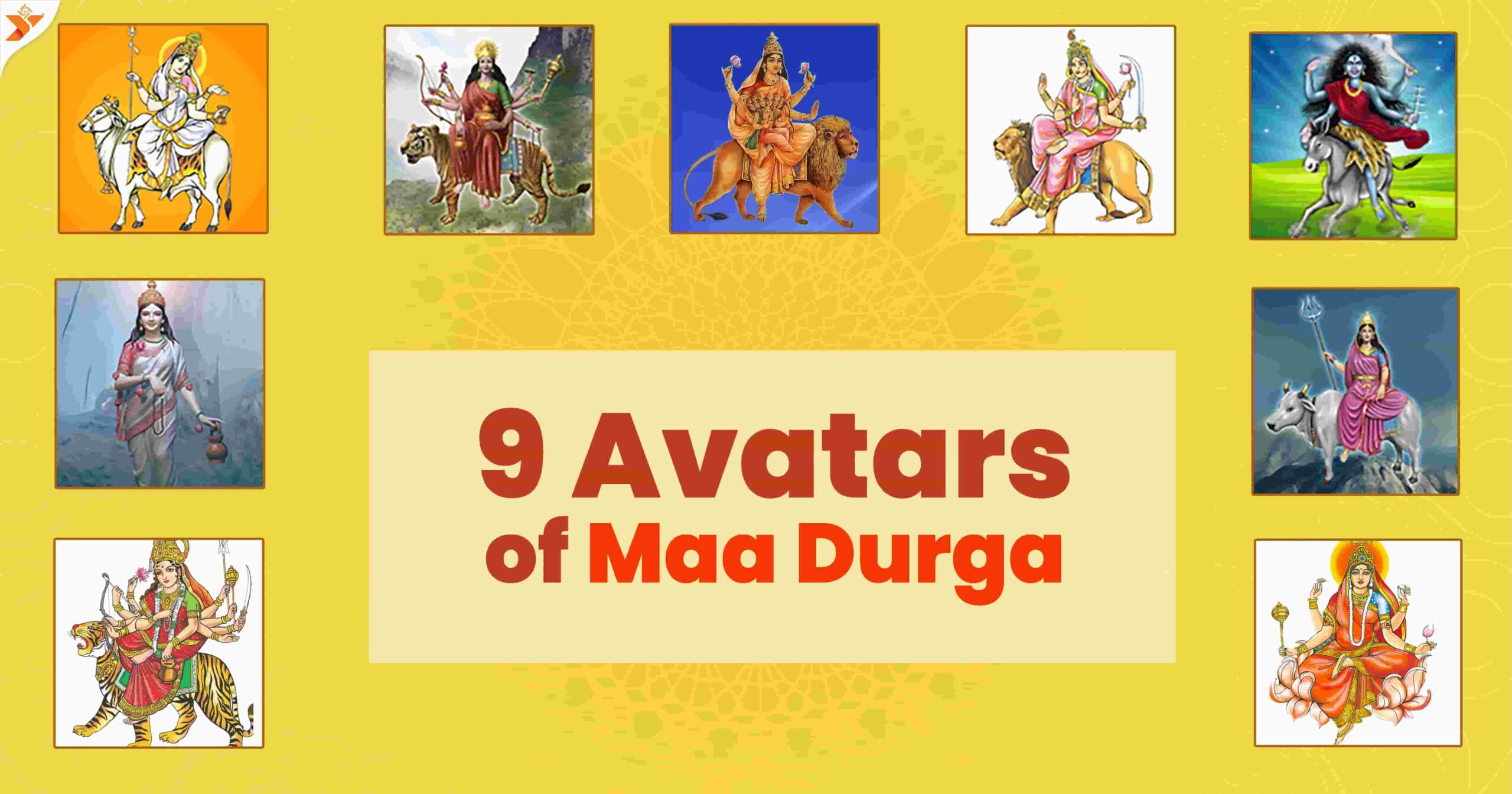 Navratri 9 Devi Images with Name