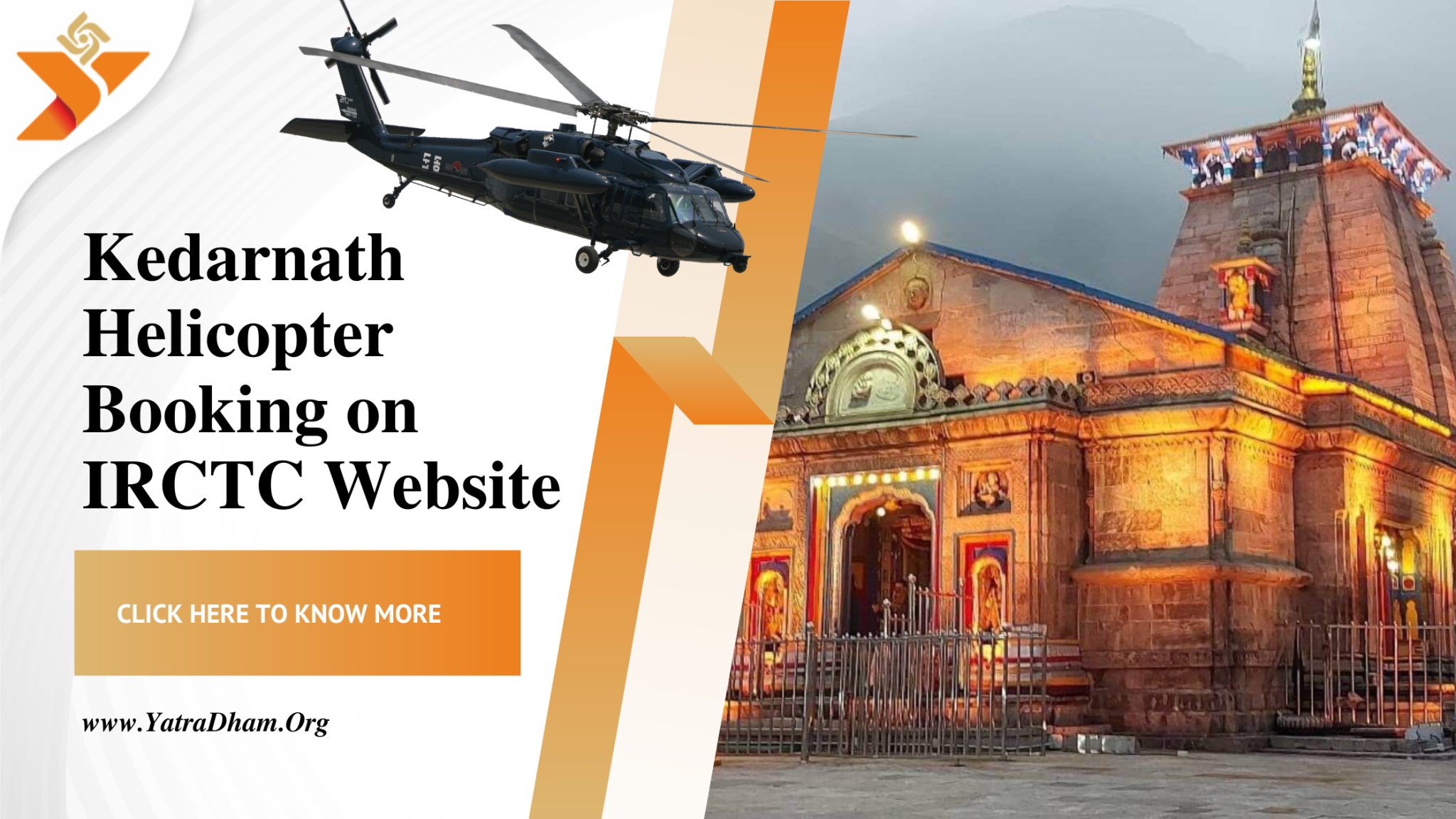 Kedarnath Helicopter Service For Char Dham | YatraDham