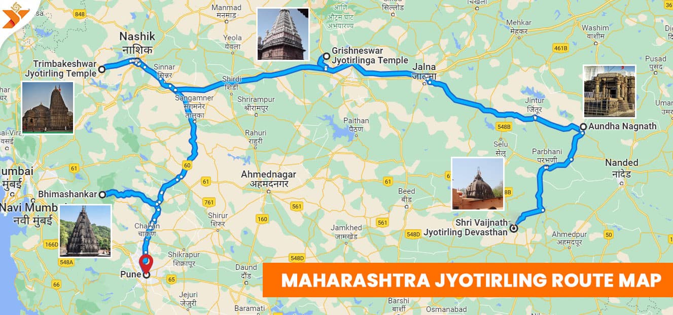 jyotirlinga tour map