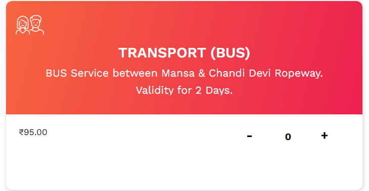 Mansa Devi Bus Ticket