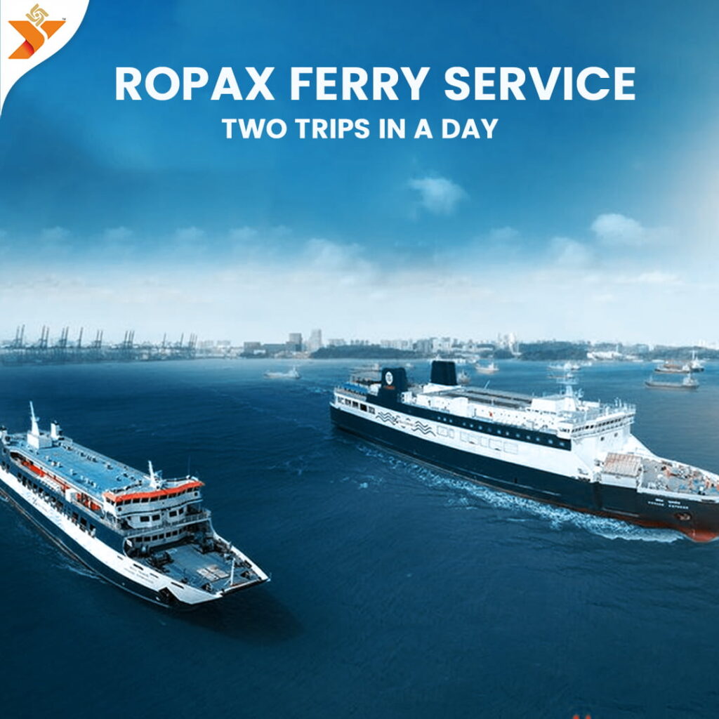 Hazira to Ghogha Ropax Ferry