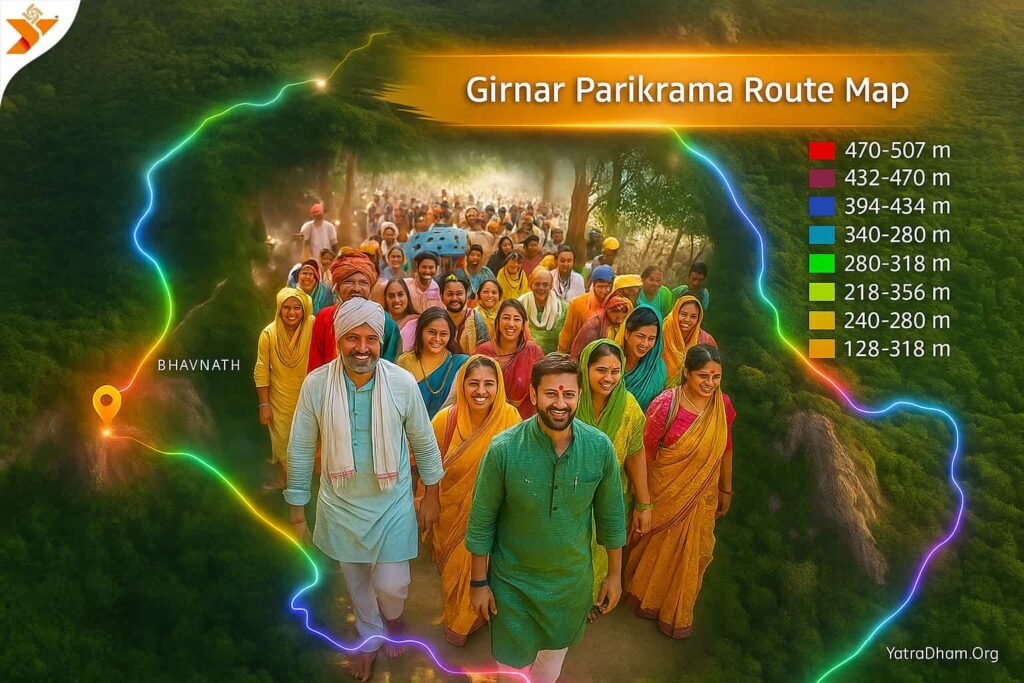 Girnar Parikrama Route