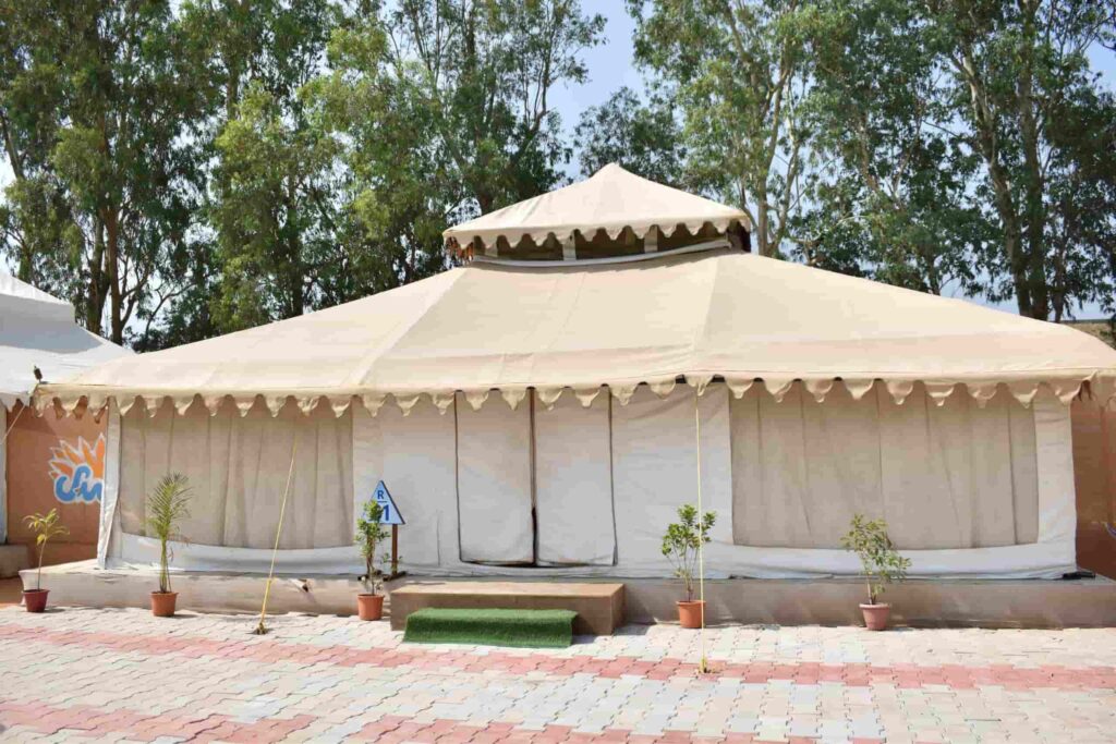 Tent city Dharoi 