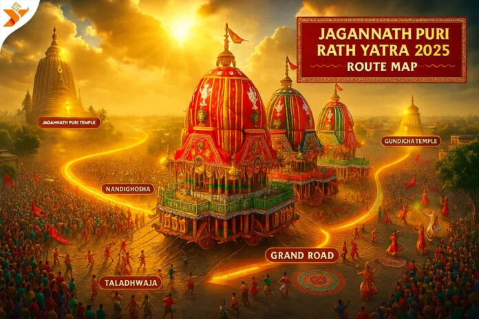 Rath Yatra Route Map