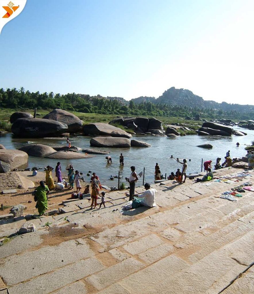 Tungabhadra River Ghat