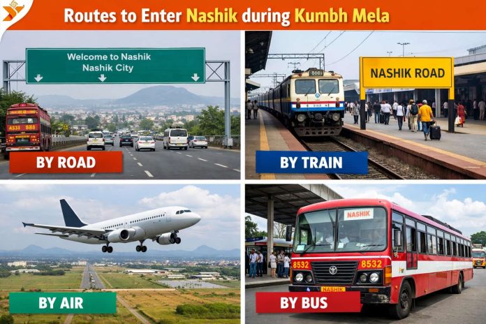 Routes to enter Nashik Kumbh Mela